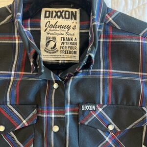 Women’s Neighborhood Saloon, Veterans: Red, White, Black and Blue Dixxon Flannel